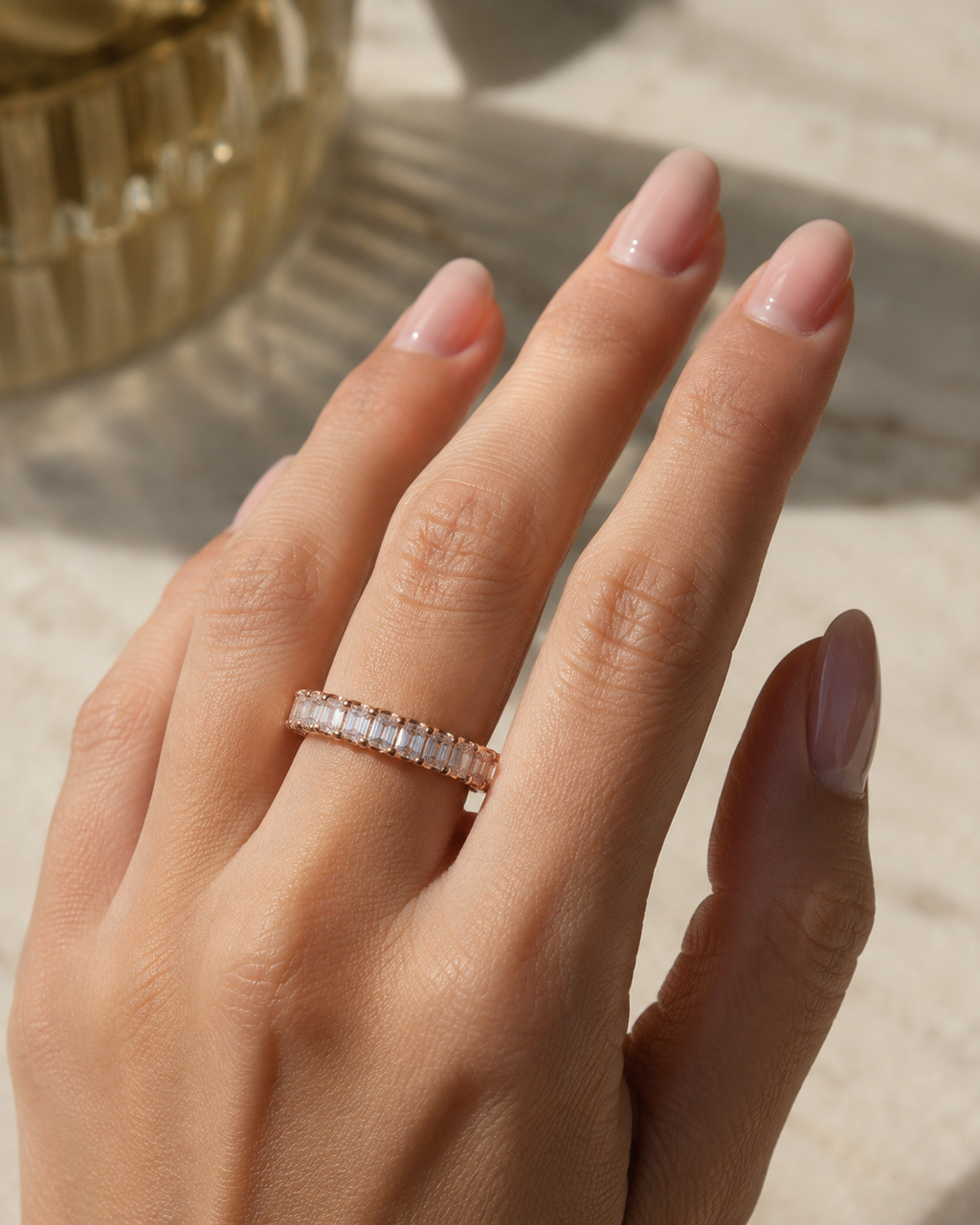 Emerald-Cut Diamond Eternity Band