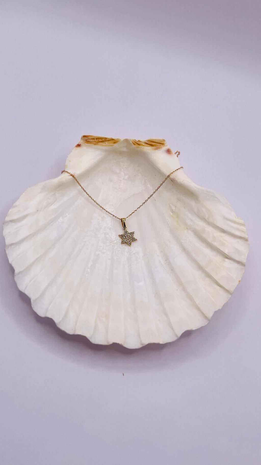 IRIS PAVE STAR DIAMOND NECKLACE