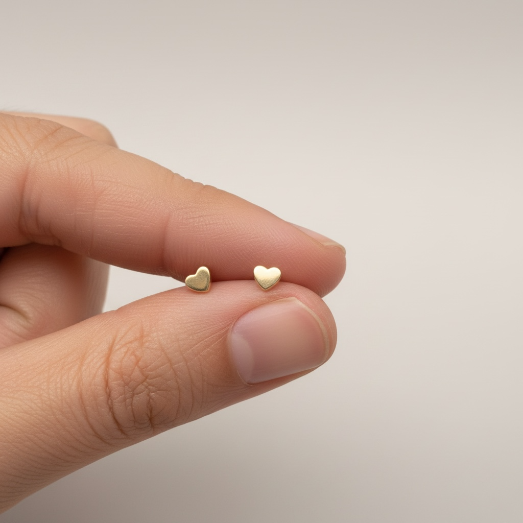 GOLD LOVE EARRINGS