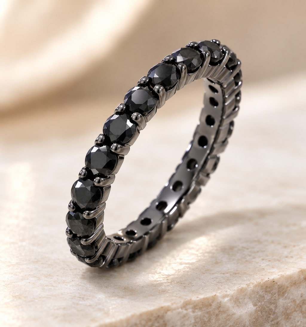 Black Diamond Eternity Ring