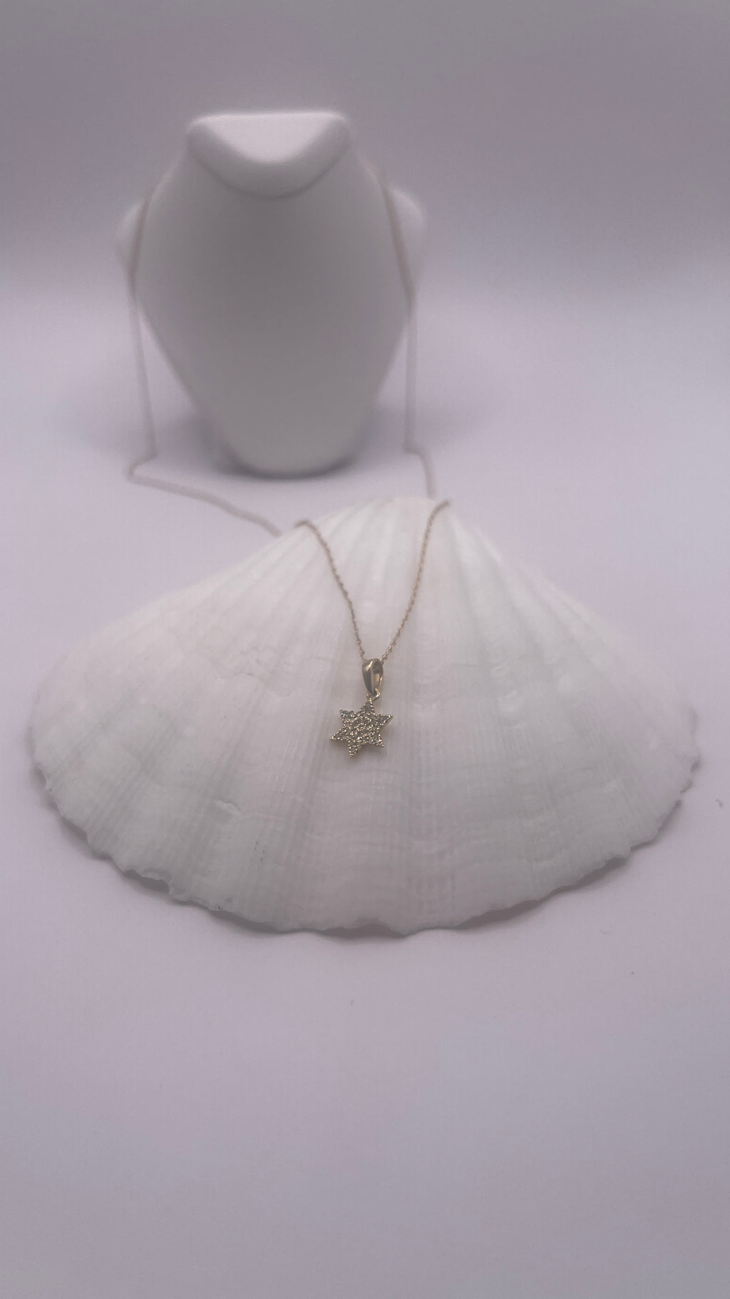 IRIS PAVE STAR DIAMOND NECKLACE