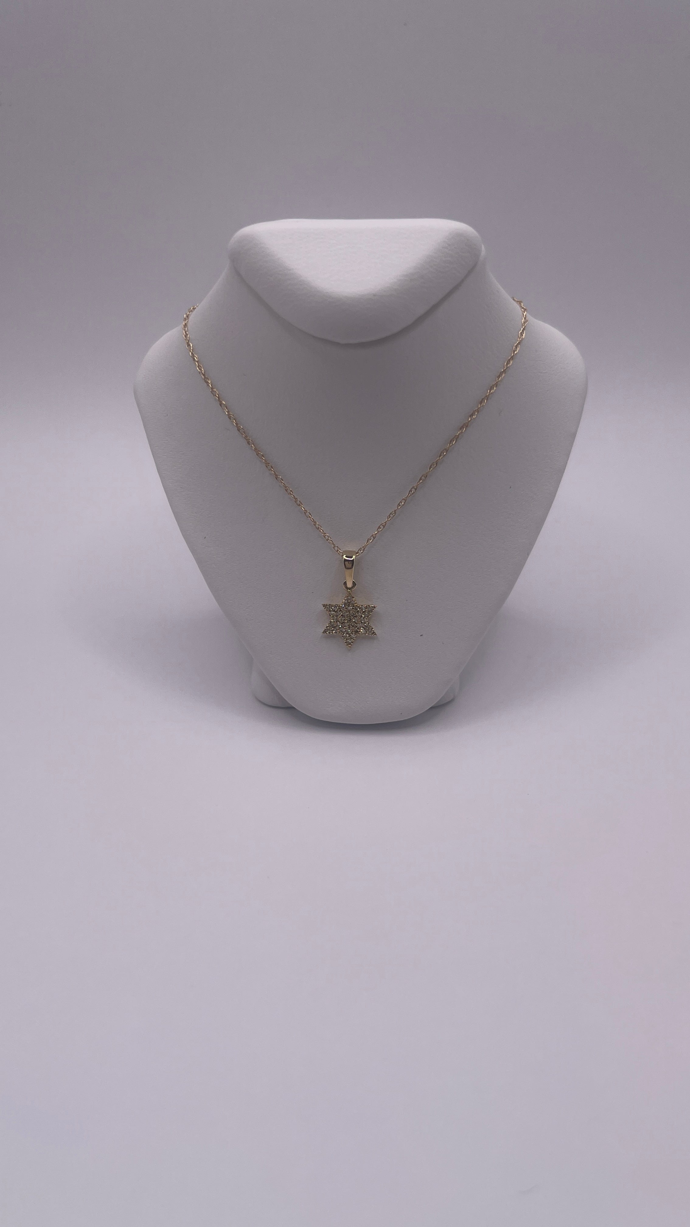 IRIS PAVE STAR DIAMOND NECKLACE