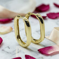 GEORGINA GOLD LINK HOOP
