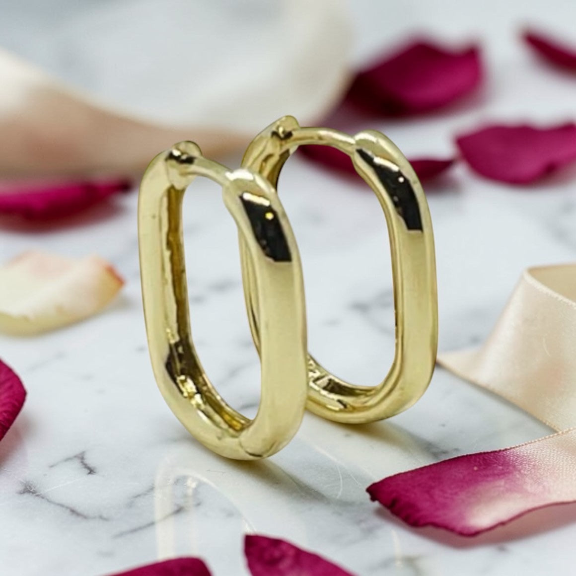 GEORGINA GOLD LINK HOOP