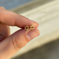STAR OF DAVID TINY EARRINGS