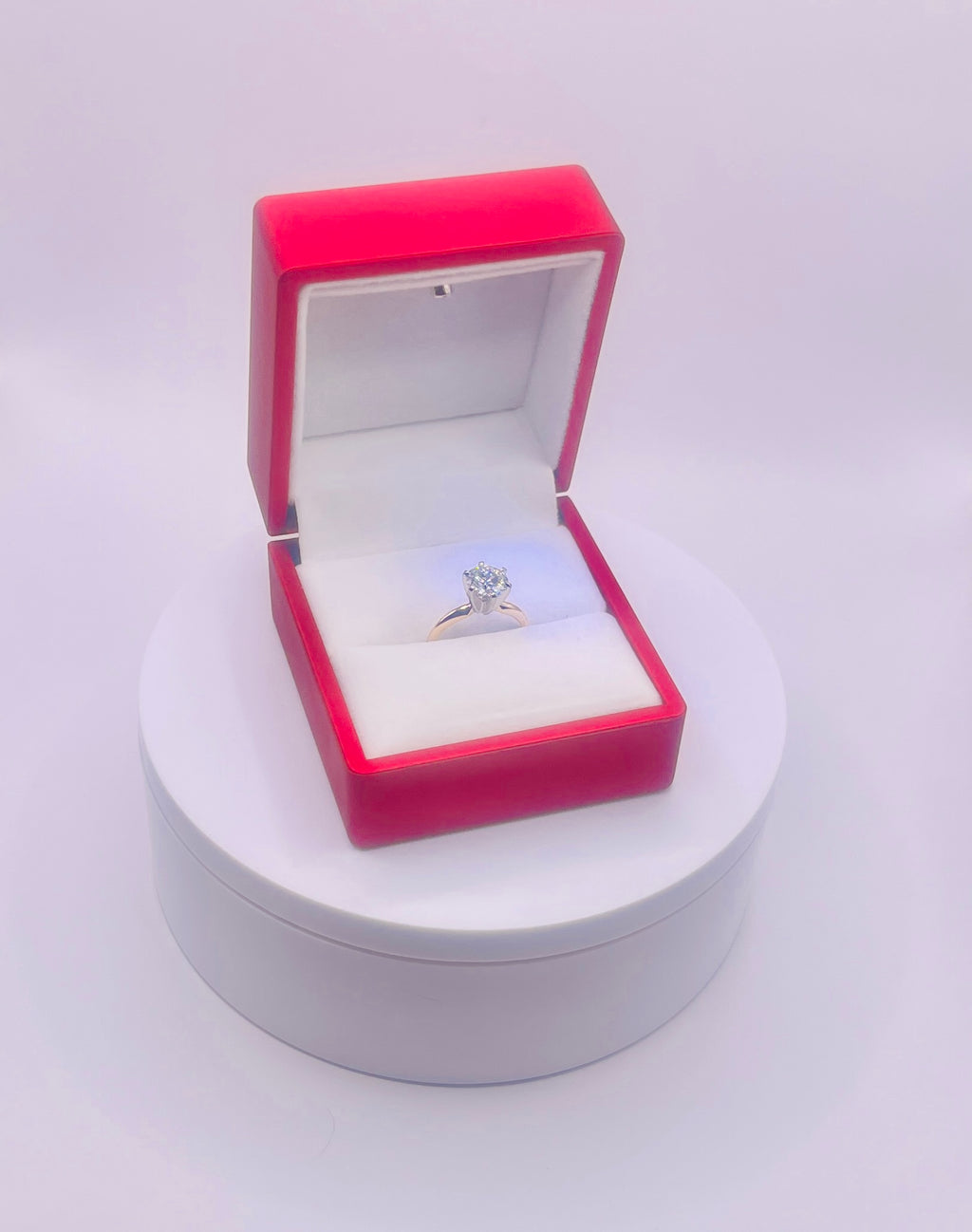 Dani Round Cut Lab Diamond Engagement Ring
