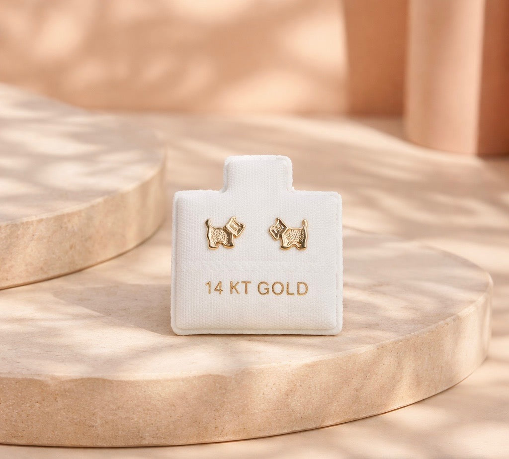 Terrier Stud Earrings