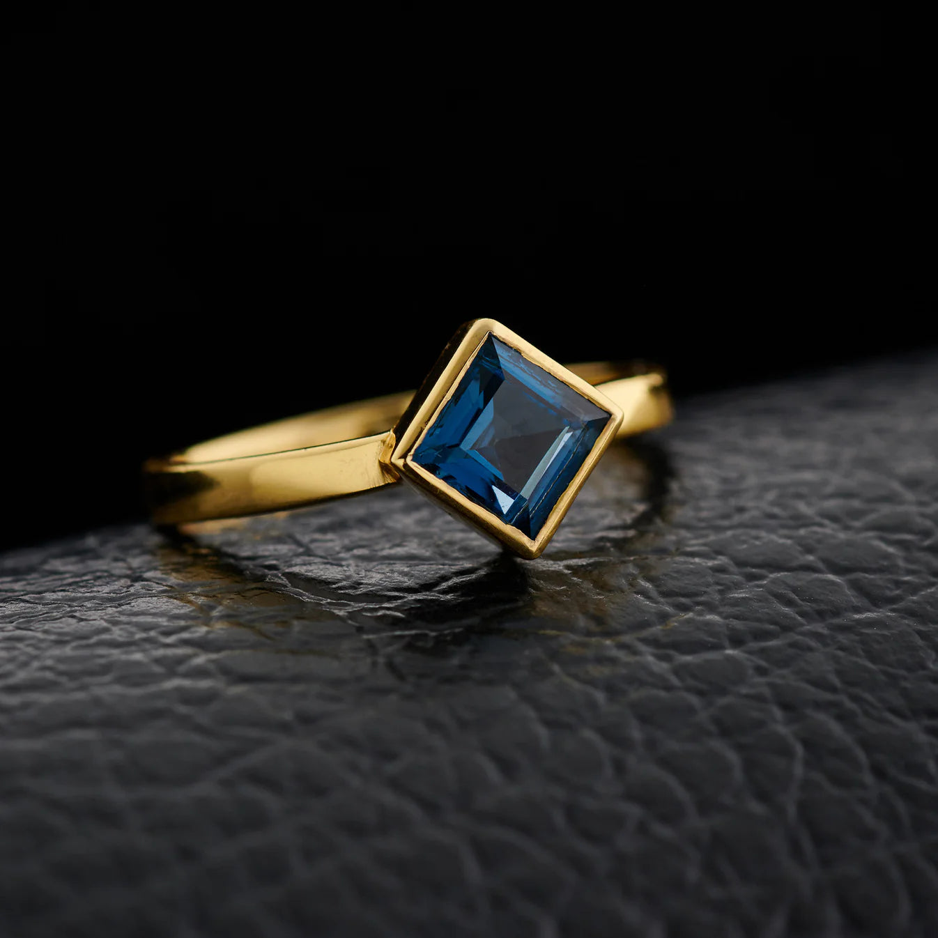 London Blue Topaz Everyday Gold Ring