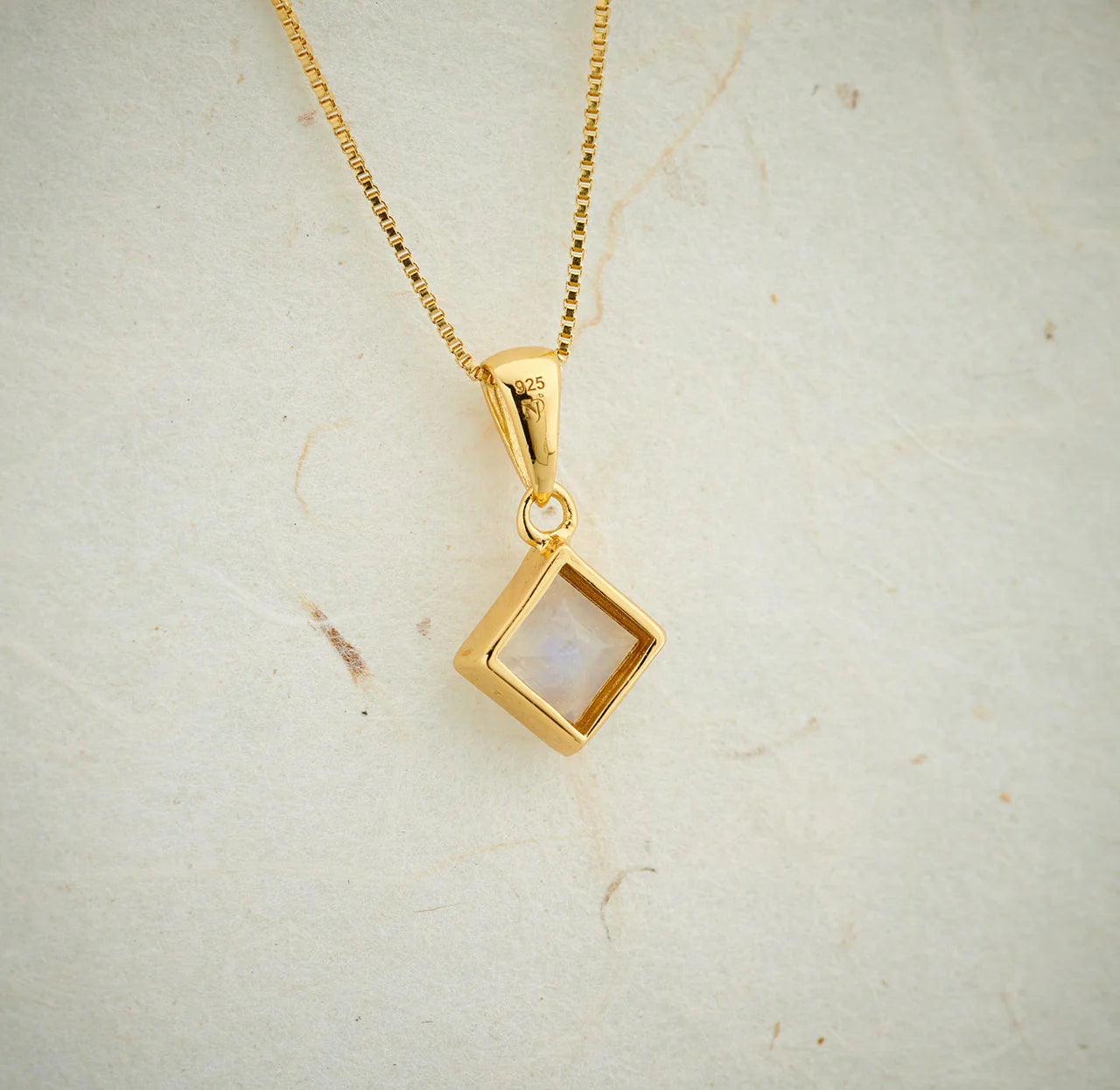 Moonstone Everyday Gold Pendant