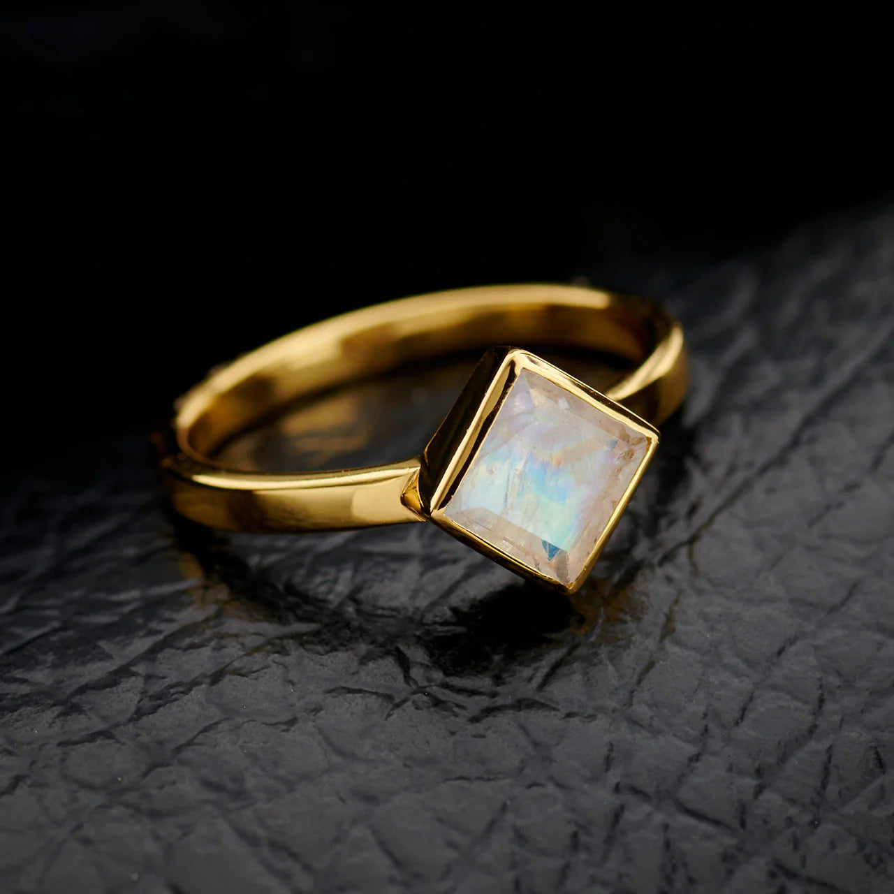 Moonstone Everyday Gold Ring
