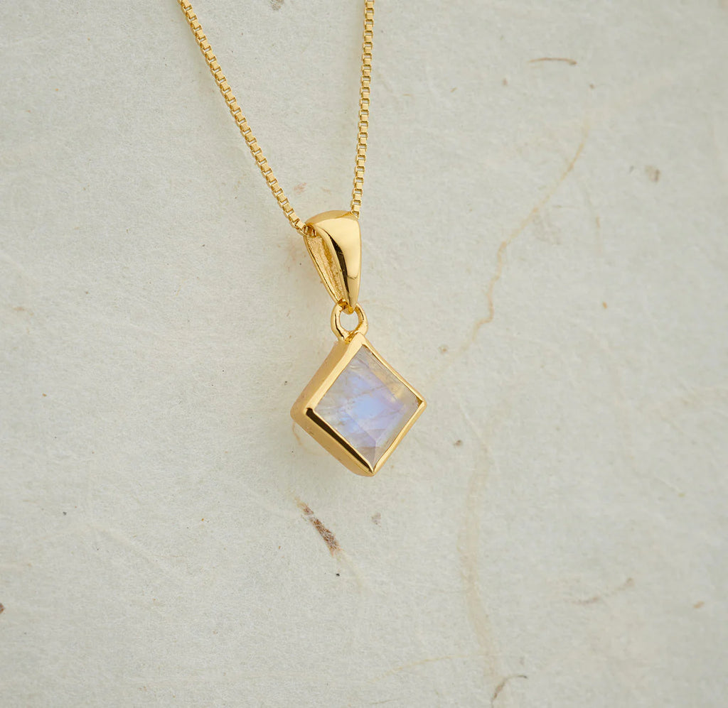 Moonstone Everyday Gold Pendant