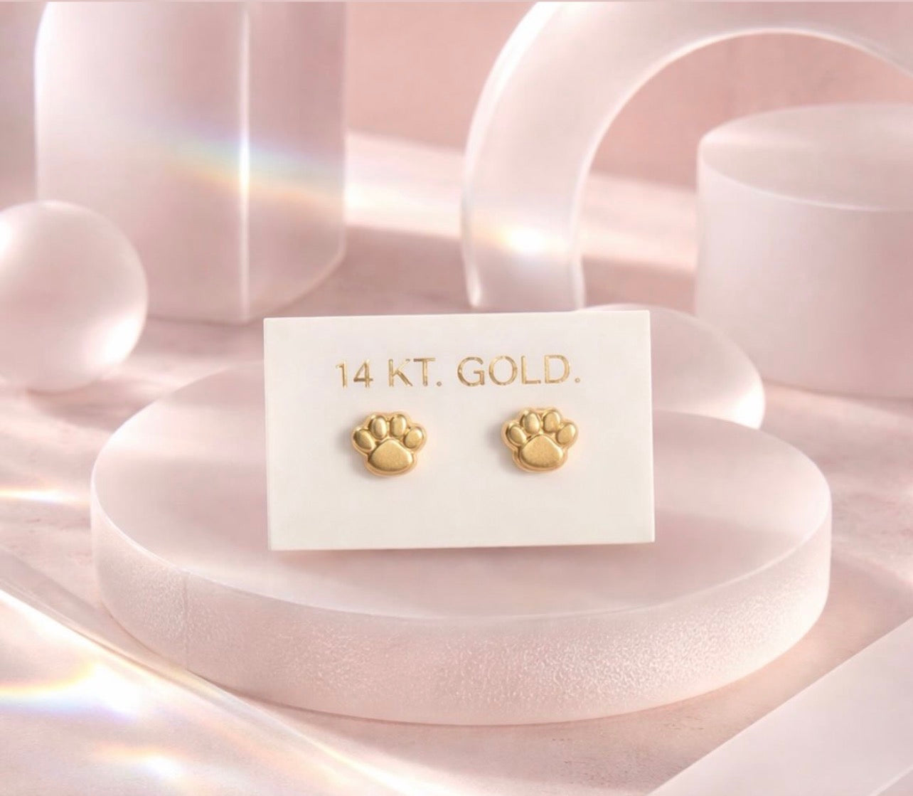 Tiny Paw Earrings