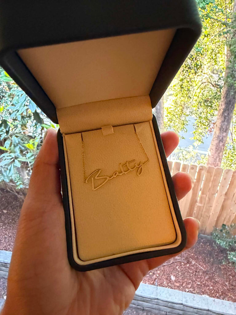 Custom Nameplate Necklace · 2020