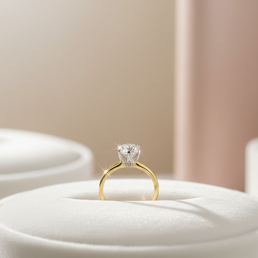 Dani's Ring - 6 Prong Yellow Gold