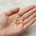 Silhouette Heart Pendant – Correct Scale on Palm
